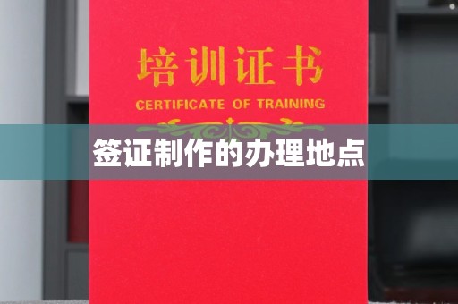 麦积签证制作的办理地点
